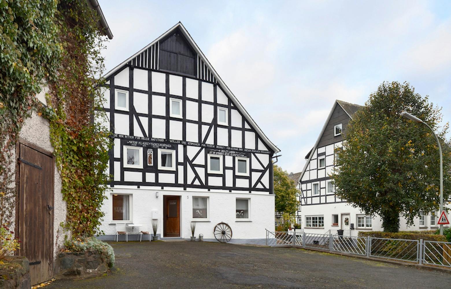 Modernized half-timbered farmhouse in the idyllic Sauerland region