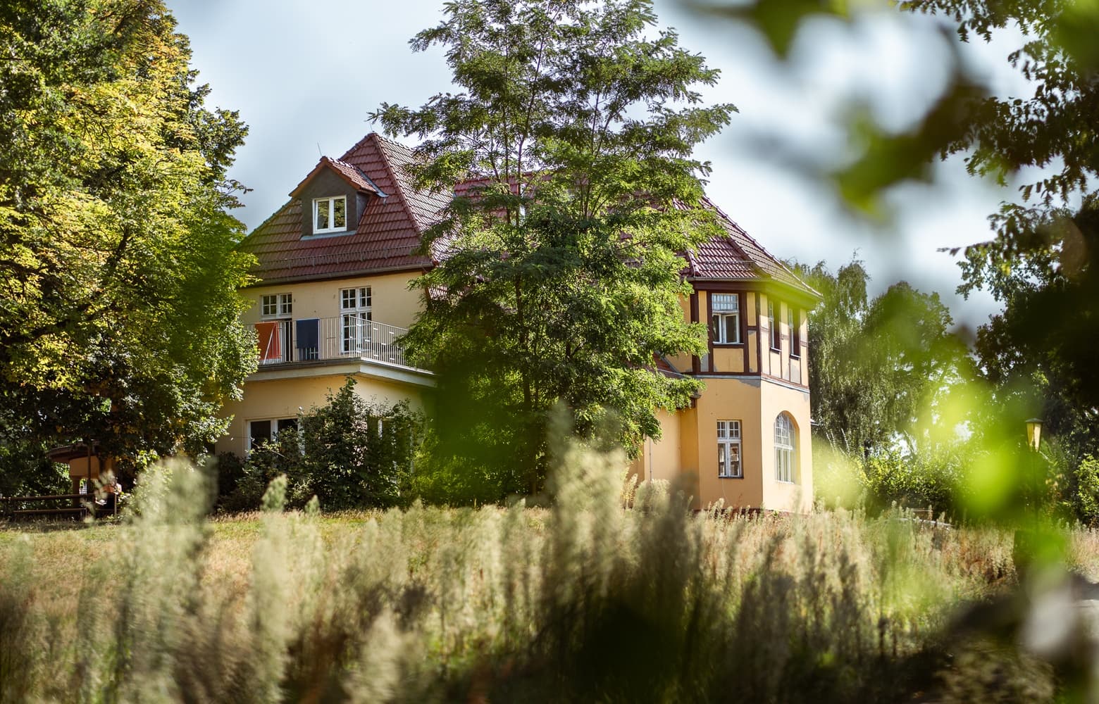 Art noveau villa by a lake amidst Brandenburgs idyll