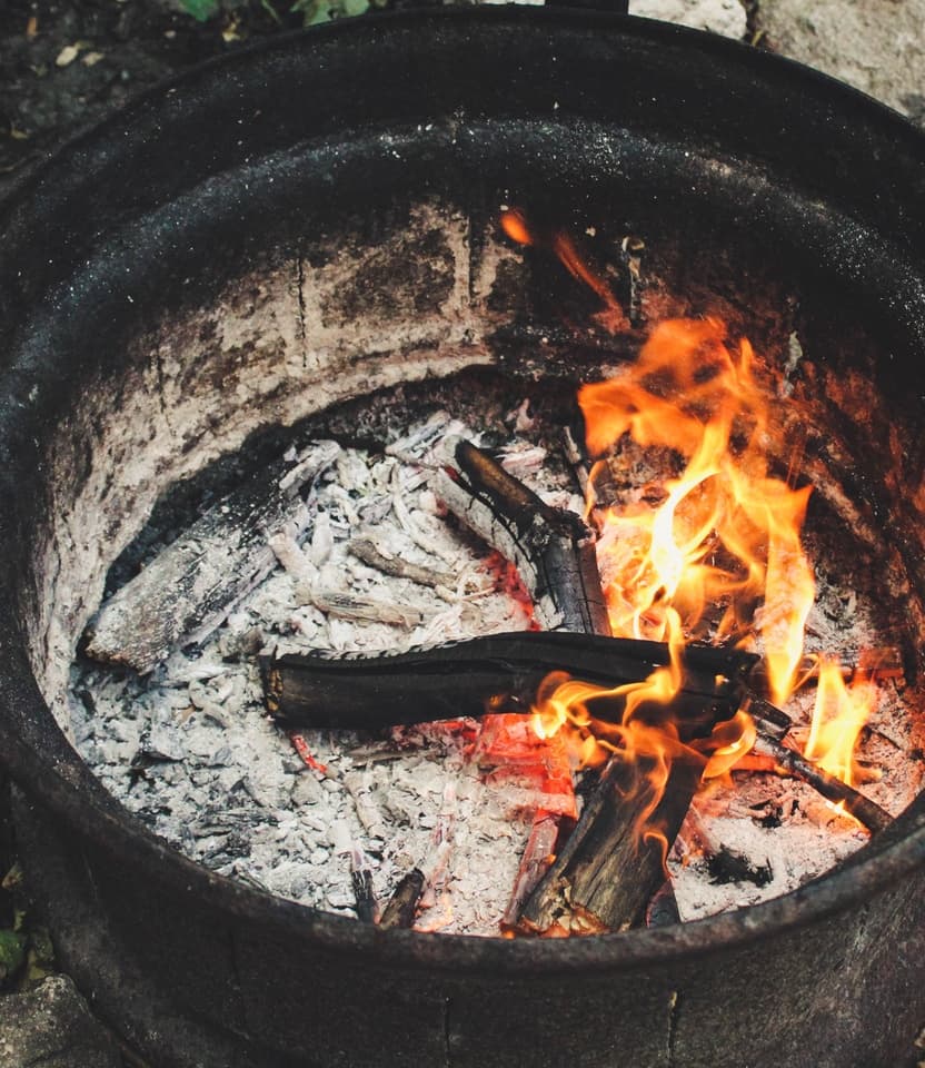 Grill-Abend mit Feuerschale