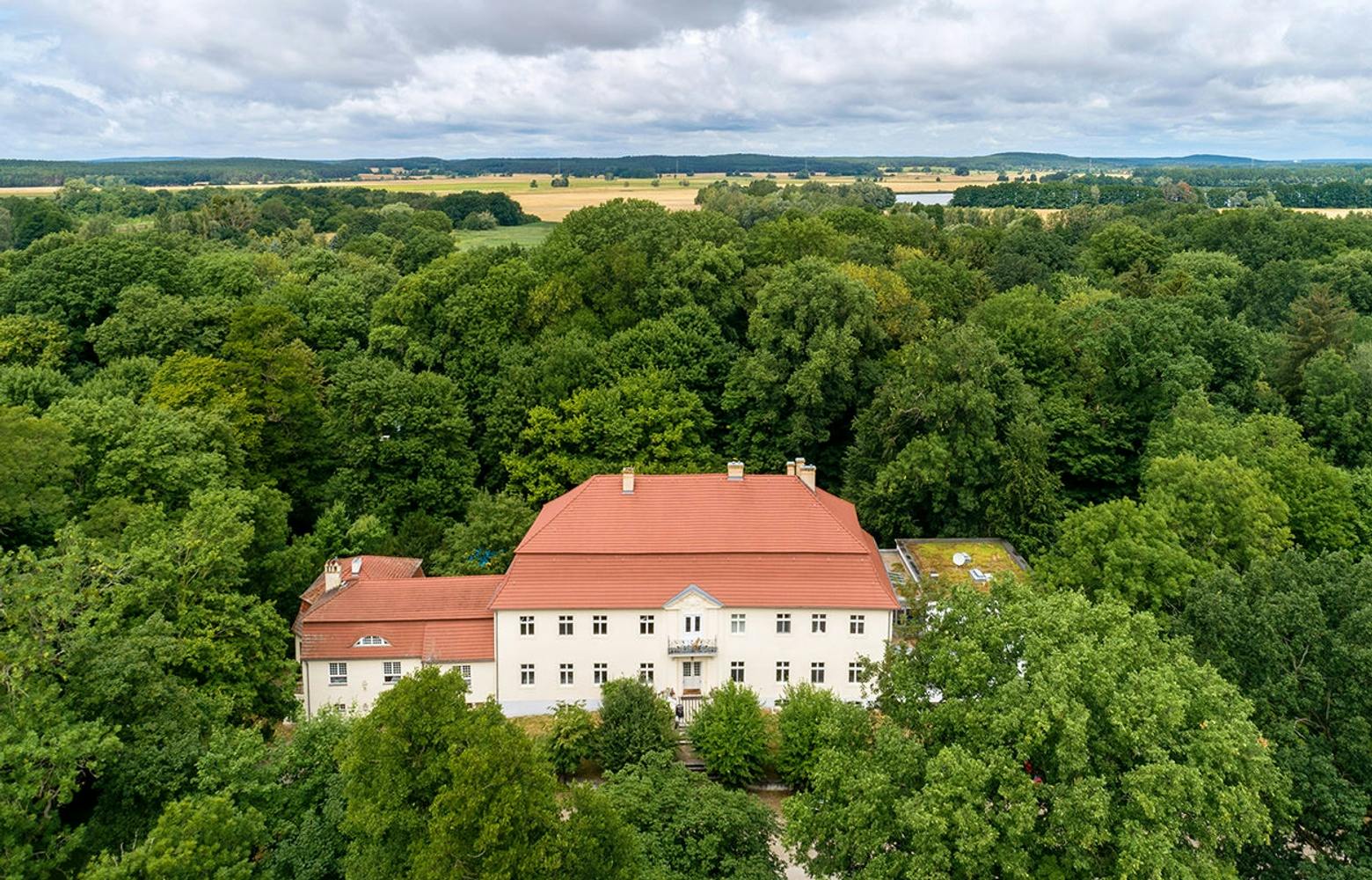 Exclusive castle surrounded by a charming garden in Brandenburg