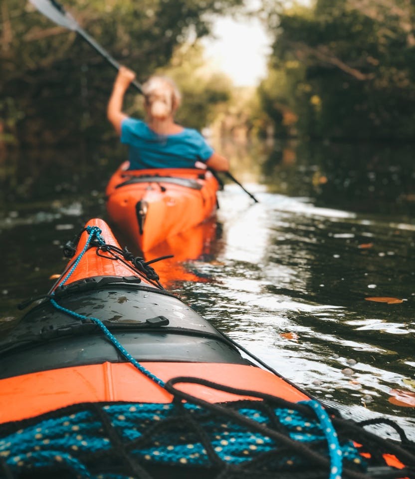 Canoe tour followed by a raft trip